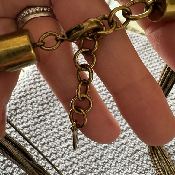 New Silpada KR brass and crystal necklace - Picture 4 of 4